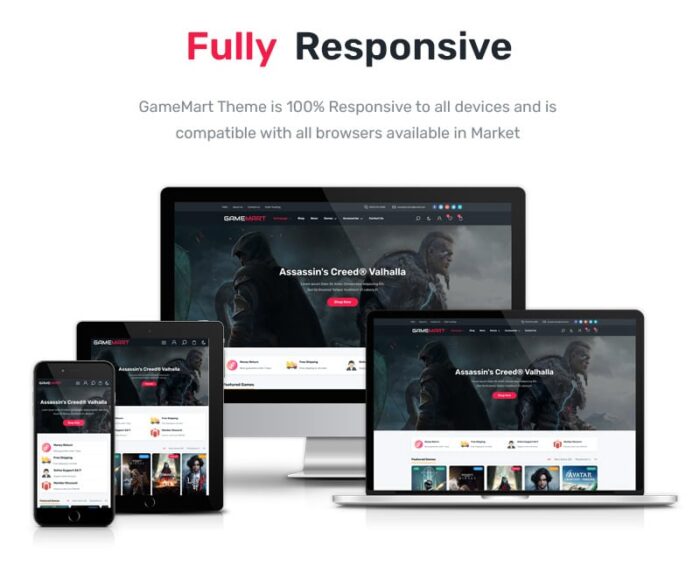 GameMart - Tema WordPress WooCommerce Game Store - Fitur Gambar 3