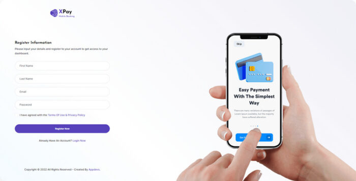 XPay - Template HTML Platform Dompet Elektronik Perbankan Seluler - Fitur Gambar 8