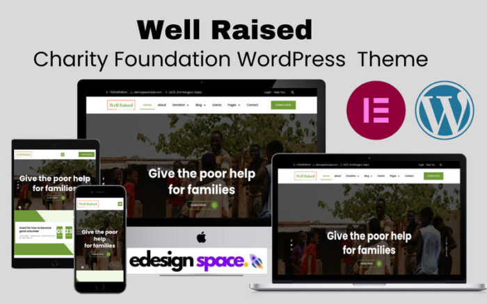 Well Raised - Tema WordPress Yayasan Amal dan Donasi - Fitur Gambar 1