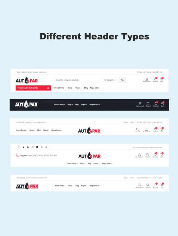 Autopar - Tema WordPress WooCommerce Toko Suku Cadang Mobil & Dukungan RTL - Fitur Gambar 4