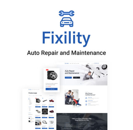 Fixility - Auto Tuning, Tema Layanan Perbaikan Mobil WordPress - Fitur Gambar 1