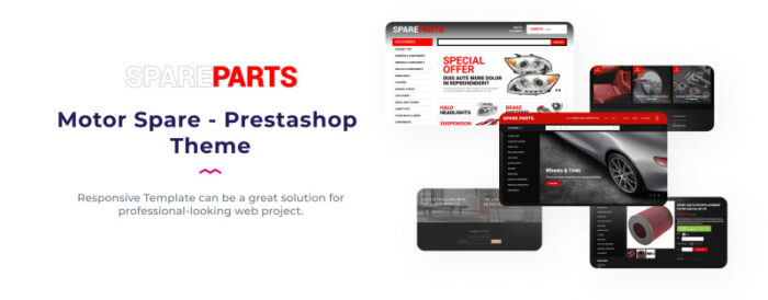 Toko Suku Cadang Motor Online Tema PrestaShop - Fitur Gambar 3