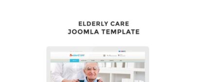 Template Joomla Perawatan Lansia - Fitur Gambar 1