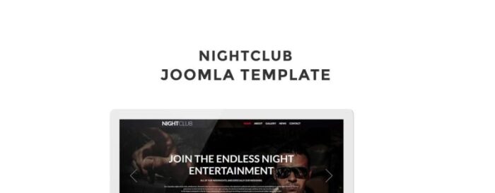 Klub Malam - Template Joomla Bersih Klub Malam - Fitur Gambar 1