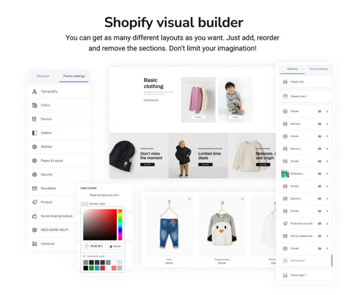 Tema Shopify Fashion Bayi dan Anak Apparelix - Fitur Gambar 2