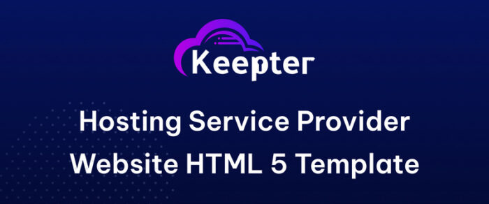 Keepter - Template Situs Web HTML5 Penyedia Layanan Hosting - Fitur Gambar 1