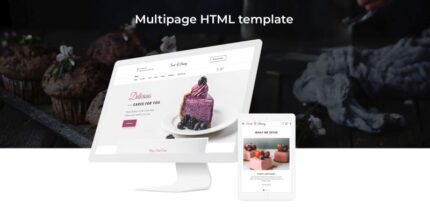 Template Situs Web Responsif Bootstrap 5 Toko Kue Sweet Bakery - Fitur Gambar 1