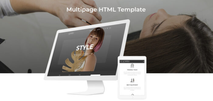 Hellen - Template Situs Web HTML5 Multihalaman Klasik Salon Rambut - Fitur Gambar 2