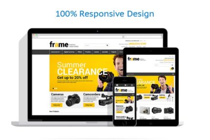 Tema Magento Responsif Fotografi - Fitur Gambar 1