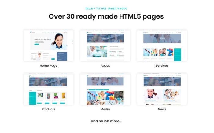 Apotek - Template Situs Web HTML5 Multihalaman Medis - Fitur Gambar 2