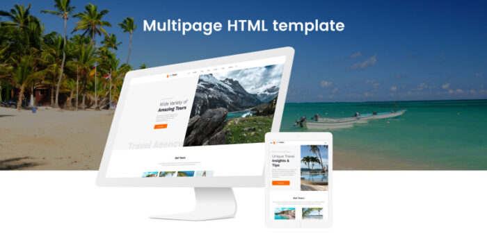 Hot Deals - Template Situs Web HTML Multihalaman Bersih Agen Perjalanan - Fitur Gambar 2