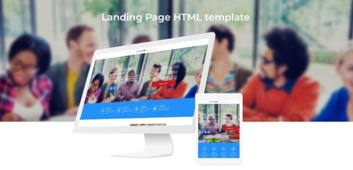 HTML PRO - Template Halaman Arahan HTML Bersih Perusahaan IT - Fitur Gambar 2