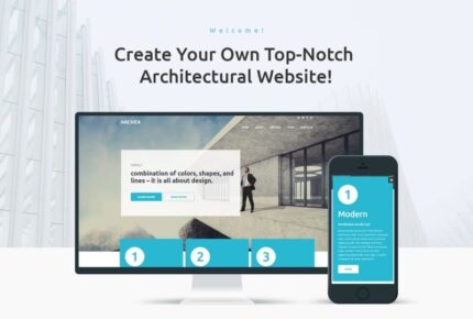 Tema WordPress Architectural Finish - Fitur Gambar 1