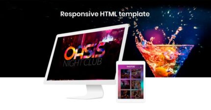 OASIS - Template Situs Web Responsif Klub Malam - Fitur Gambar 1