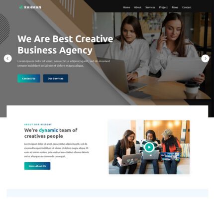 Rahman - Template Landing Page Agensi Digital - Fitur Gambar 1