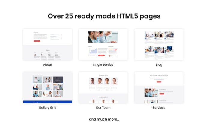 PRO.Soft - Template Situs Web HTML5 Multihalaman Perusahaan Pengembangan Perangkat Lunak - Fitur Gambar 2