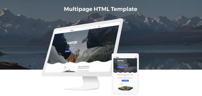 Template Situs Web HTML5 Multihalaman Air - Fitur Gambar 2