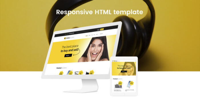 Lelang Online - Template Situs Web HTML Bersih Responsif Lelang - Fitur Gambar 2