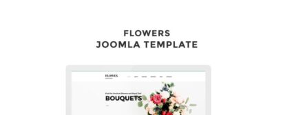 Flowex - Template Joomla Siap Pakai untuk Toko Bunga - Fitur Gambar 1