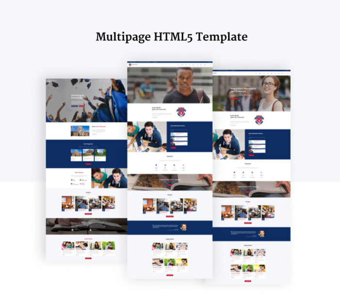 Jonathan Carroll - Template Situs Web HTML5 Responsif Universitas - Fitur Gambar 1