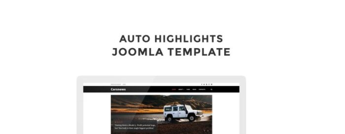 CarsNews - Template Joomla Mobil Modern - Fitur Gambar 1