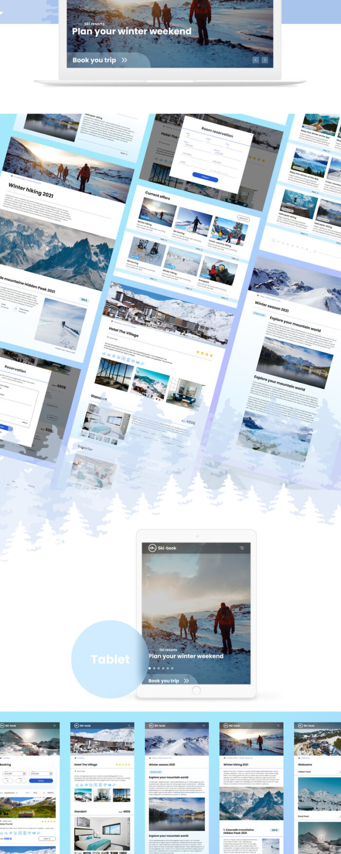 Buku Ski — Template Situs Web HTML Serbaguna Ski - Fitur Gambar 2