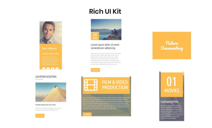 Mark Kheiman - Template Situs Web HTML Modern Responsif Film - Fitur Gambar 3