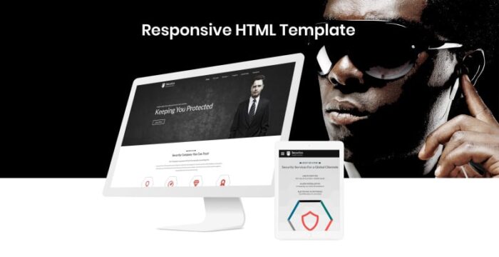 Securico - Template Situs Web HTML Modern Responsif Keamanan - Fitur Gambar 2