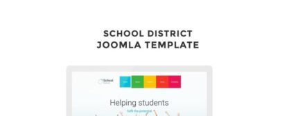 Template Joomla Distrik Sekolah - Fitur Gambar 1