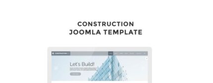 Perusahaan Konstruksi - Template Joomla Korporat Multihalaman Perusahaan Konstruksi - Fitur Gambar 1