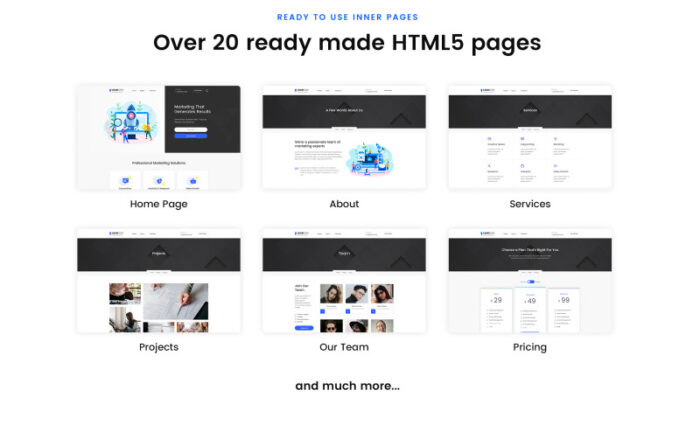 LeadGen - Template Situs Web HTML5 Multihalaman Agensi Pemasaran - Fitur Gambar 2