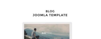 Template Tema Blog Joomla - Fitur Gambar 1