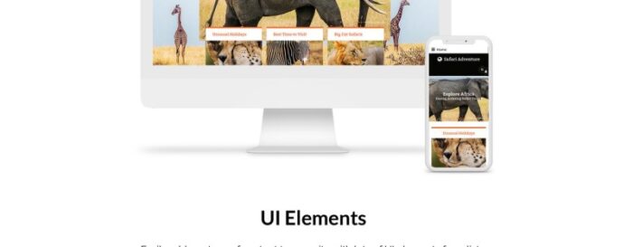 Template Joomla Safari Adventure - Fitur Gambar 2