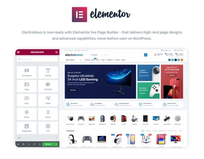 ElectroNova - Tema WordPress WooCommerce - Fitur Gambar 4