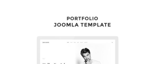 Template Portofolio Pribadi Joomla - Fitur Gambar 1