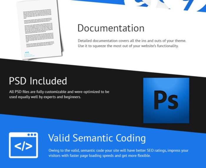 Template Situs Web Responsif Perusahaan Pertambangan - Fitur Gambar 7