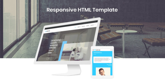 Arche - Template Situs Web HTML Kreatif Responsif Arsitektur - Fitur Gambar 2