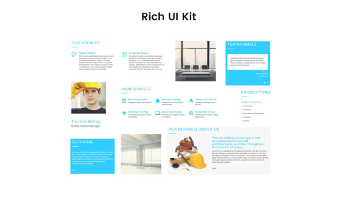 Arche - Template Situs Web HTML Kreatif Responsif Arsitektur - Fitur Gambar 3