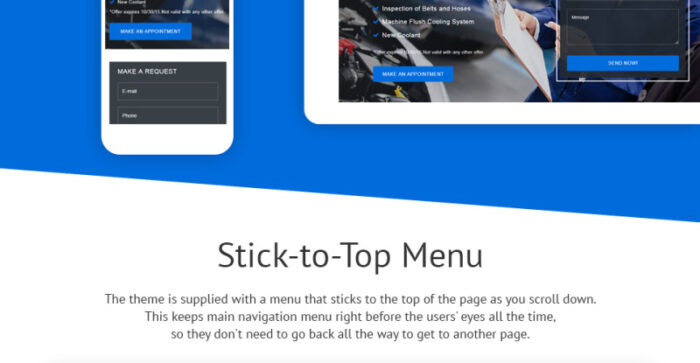 Template Situs Web Responsif Perbaikan Mobil - Fitur Gambar 2