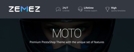 Tema Moto PrestaShop - Fitur Gambar 1