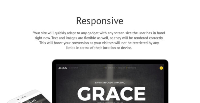 Template Joomla Responsif Kristen - Fitur Gambar 1