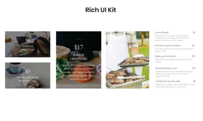 Pesto - Template Halaman Arahan HTML Bersih untuk Kafe dan Restoran - Fitur Gambar 2