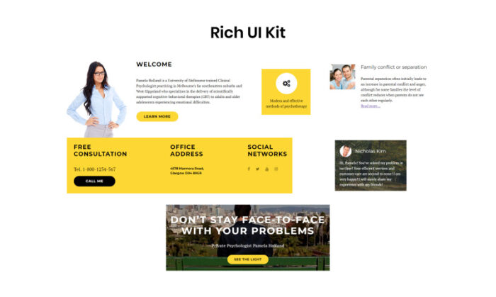 Pamela Holland - Psikolog Template Halaman Arahan HTML Bootstrap Bersih - Fitur Gambar 3