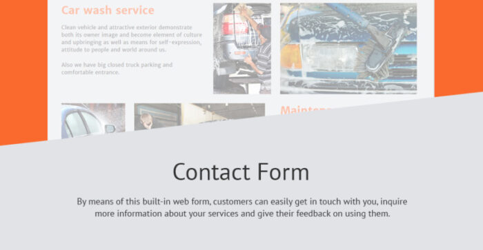 Template Situs Web CarWash - Fitur Gambar 4