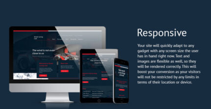 Template Situs Web Responsif Klub Mobil - Fitur Gambar 1