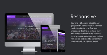 Template Situs Web Responsif Klub Malam - Fitur Gambar 1