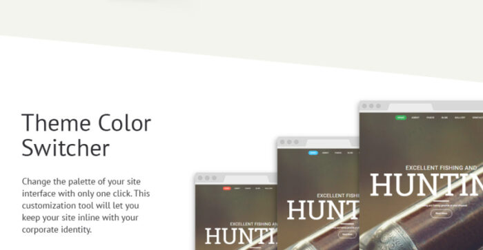 Template Joomla Hunting - Fitur Gambar 2