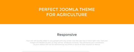 Template Joomla Responsif Pertanian - Fitur Gambar 1