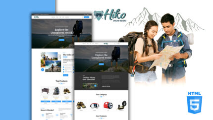 Template Situs Web HTML5 Hiko Trekking and Hiking - Fitur Gambar 1