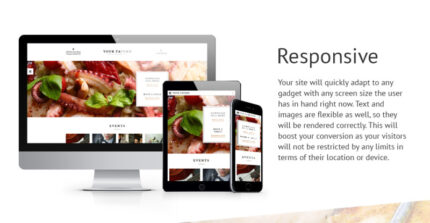 Template Situs Web Responsif Kafe dan Restoran - Fitur Gambar 1